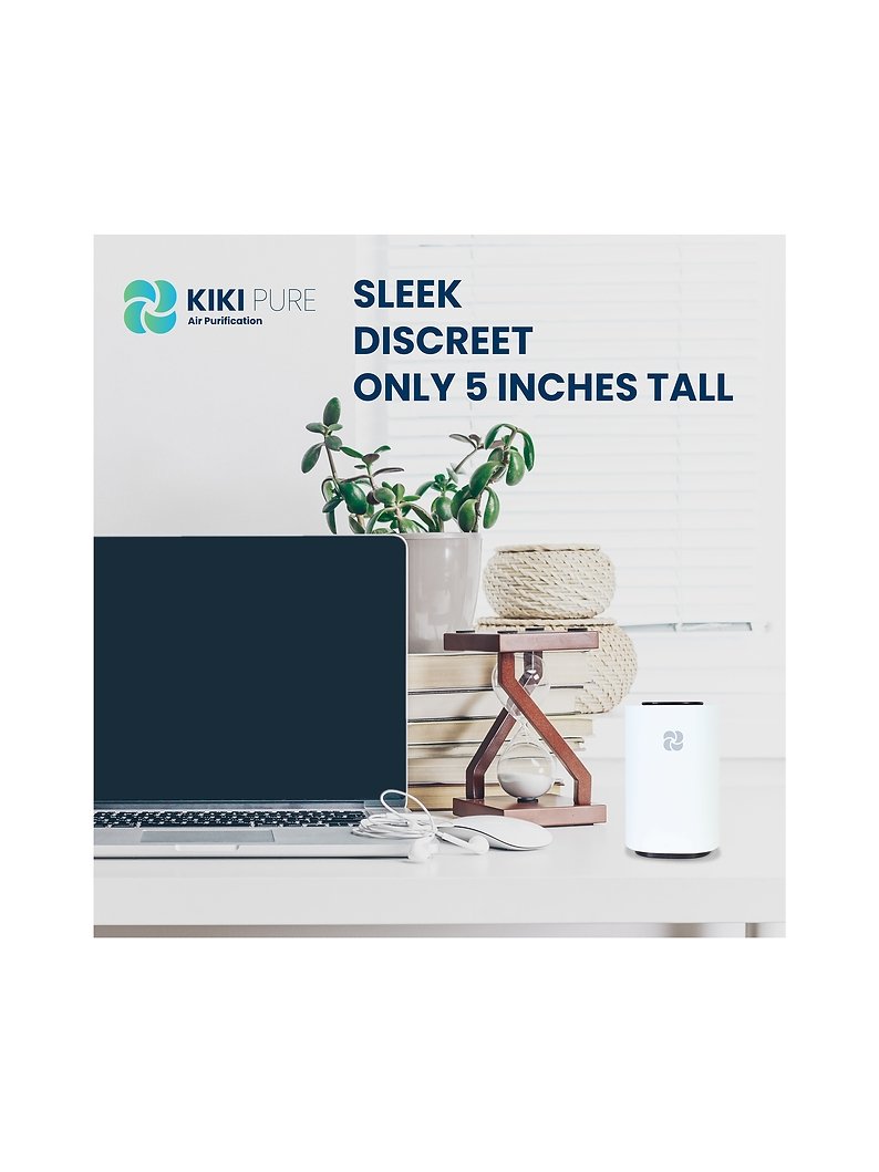 Kiki Pure Pro Air Purifier - Ionizer - NO FILTERS REQUIRED - KIKI Pure