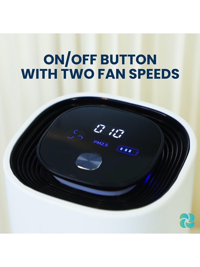 Kiki Pure Pro Air Purifier - Ionizer - NO FILTERS REQUIRED - KIKI Pure
